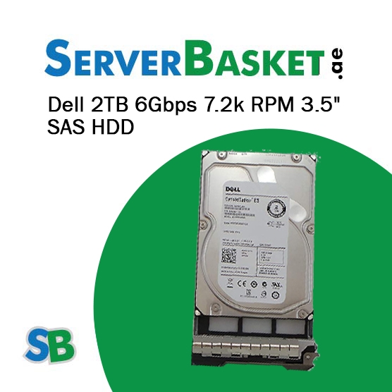 dell 2tb 6gbps 7.2k rpm 3.5 sas hdd