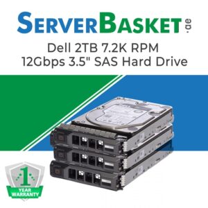 dell 2tb 7 2k rpm sas 12gbps 3 5 hdd for dell servers