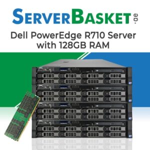 dell poweredge r710 server with 128gb ram