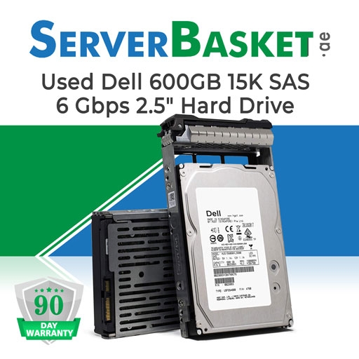 used dell 600gb 15k sas 6gbps 2 5 hard drives