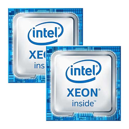 Two Intel Xeon CPUs for High-Performance-and-Efficiency