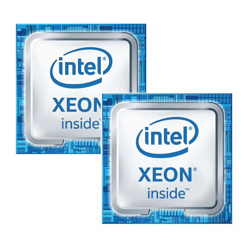 Boosted by Dual Intel Xeon Processors