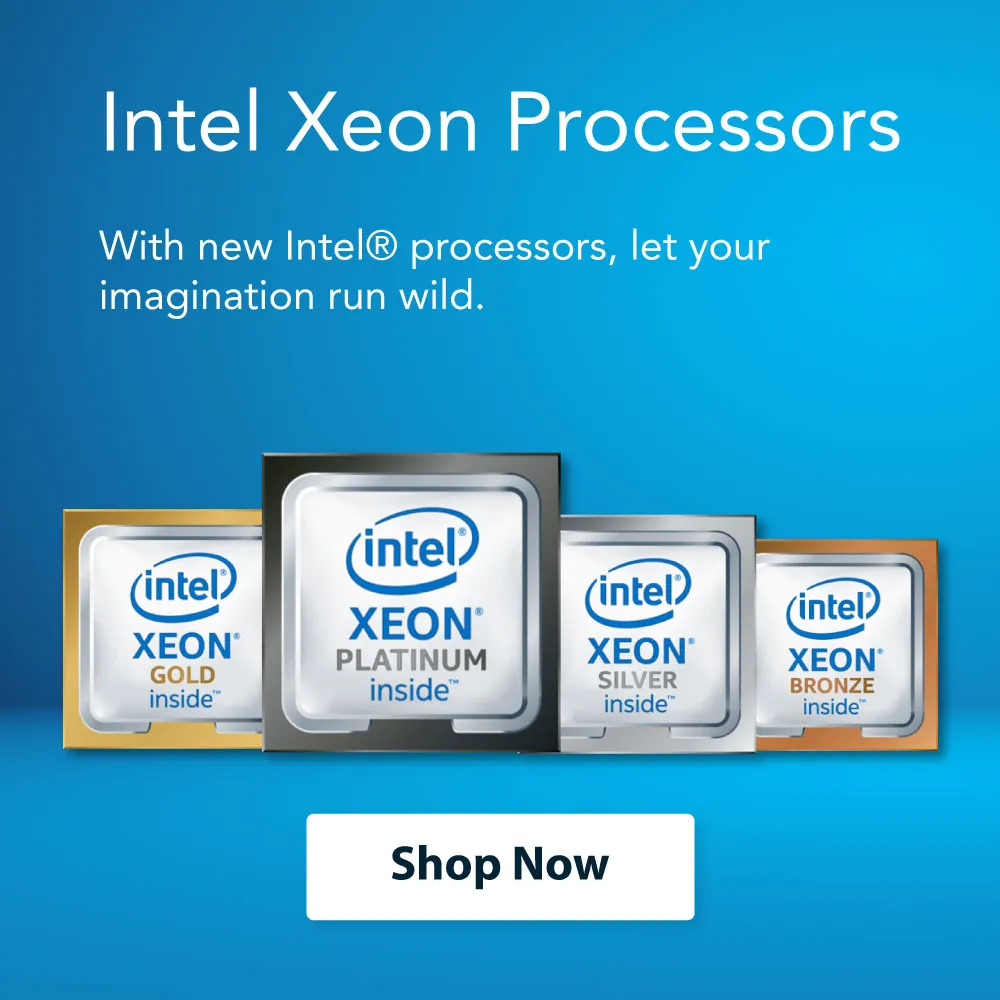 Intel Xeon Processor Banners