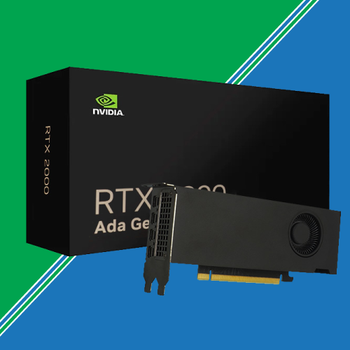NVIDIA RTX 2000 Ada 16GB GDDR6 ECC GPU with 2,816 CUDA Cores