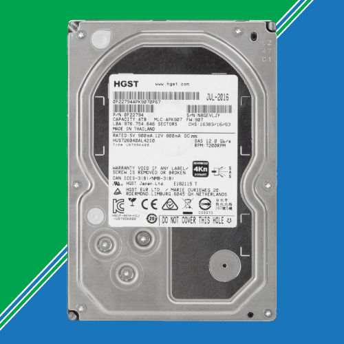 HGST 4TB SAS 6Gb/s Hard Disk Drive 64MB Buffer